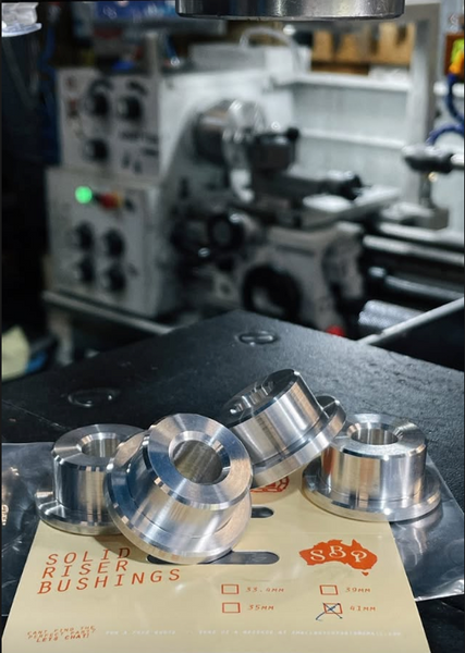 Aluminium Solid Riser Bushings for Harley-Davidson motorcycles